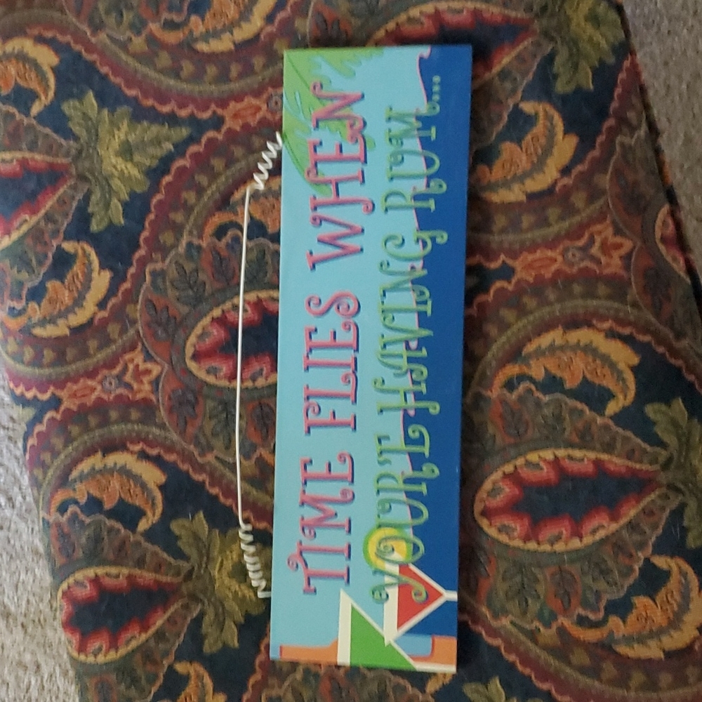 Handpainted Wooden Hanging Sign